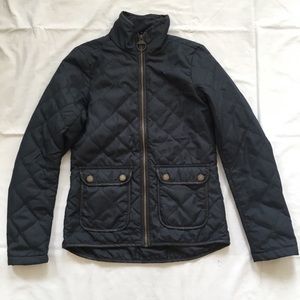 Navy Quilted Jacket